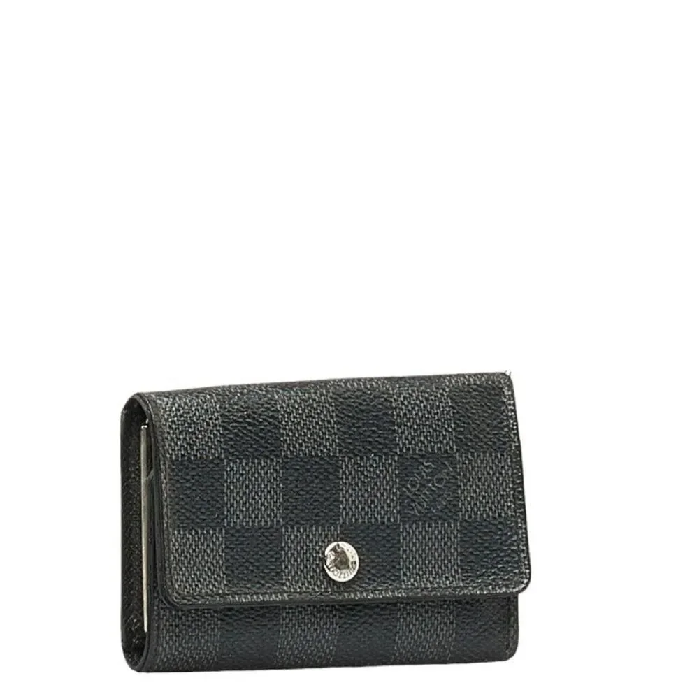 Louis Vuitton Damier Graphite Multicle 6 Key Case